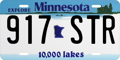 MN license plate 917STR