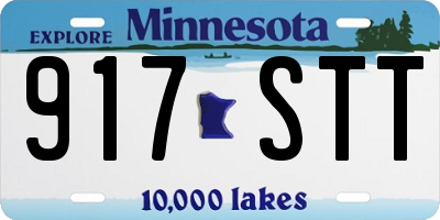 MN license plate 917STT