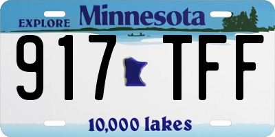 MN license plate 917TFF