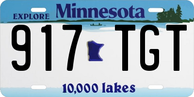 MN license plate 917TGT