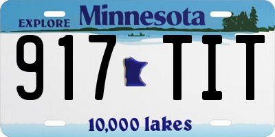 MN license plate 917TIT