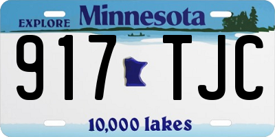 MN license plate 917TJC