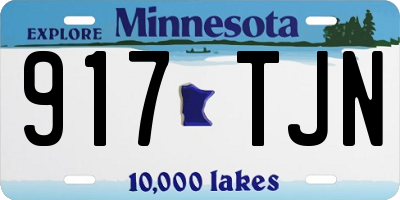 MN license plate 917TJN