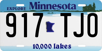 MN license plate 917TJO