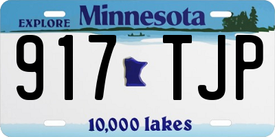 MN license plate 917TJP