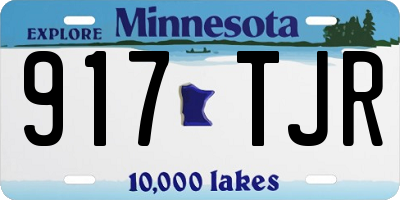 MN license plate 917TJR