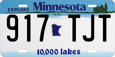 MN license plate 917TJT