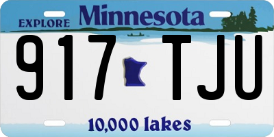 MN license plate 917TJU