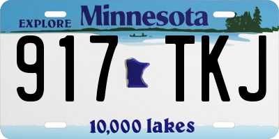 MN license plate 917TKJ