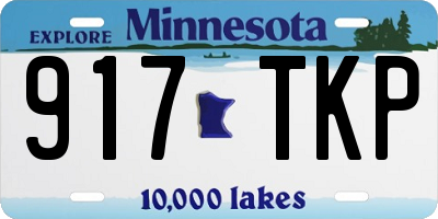 MN license plate 917TKP