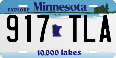 MN license plate 917TLA