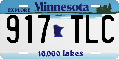 MN license plate 917TLC