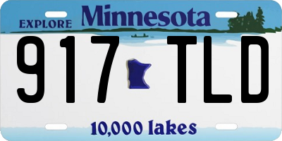 MN license plate 917TLD