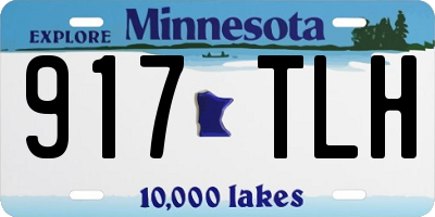 MN license plate 917TLH
