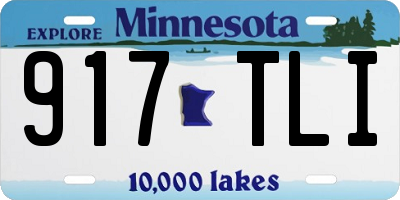 MN license plate 917TLI