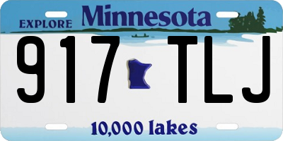 MN license plate 917TLJ