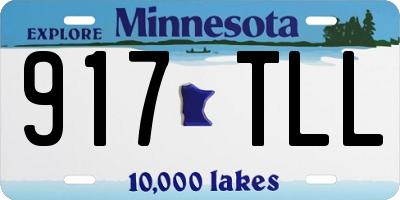 MN license plate 917TLL