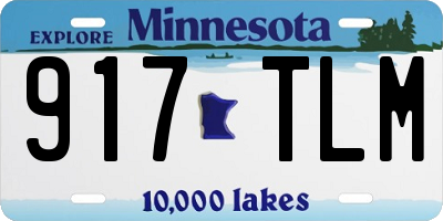 MN license plate 917TLM