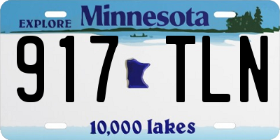 MN license plate 917TLN