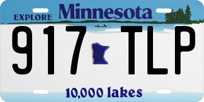 MN license plate 917TLP