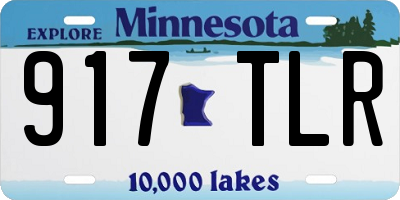 MN license plate 917TLR