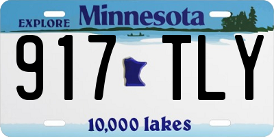 MN license plate 917TLY