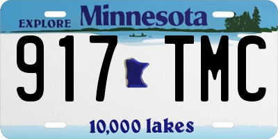 MN license plate 917TMC