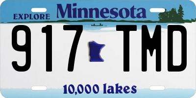 MN license plate 917TMD