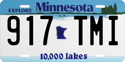 MN license plate 917TMI