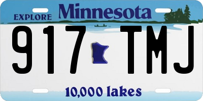 MN license plate 917TMJ
