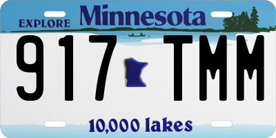MN license plate 917TMM