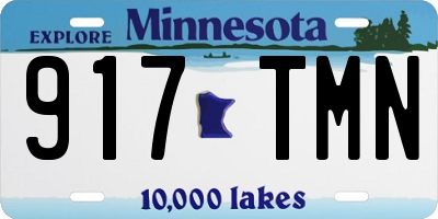 MN license plate 917TMN