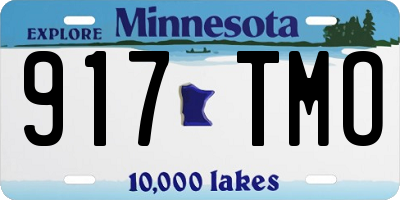 MN license plate 917TMO