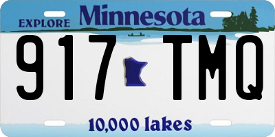 MN license plate 917TMQ