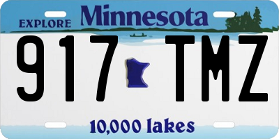 MN license plate 917TMZ