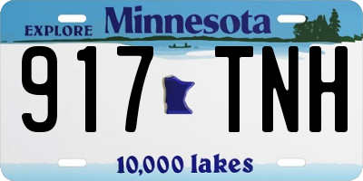 MN license plate 917TNH