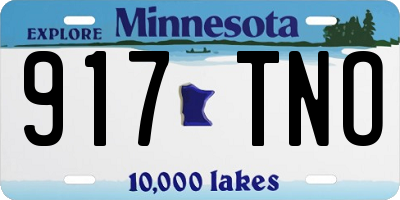 MN license plate 917TNO