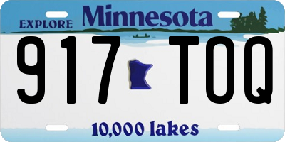 MN license plate 917TOQ