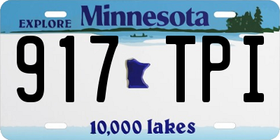 MN license plate 917TPI