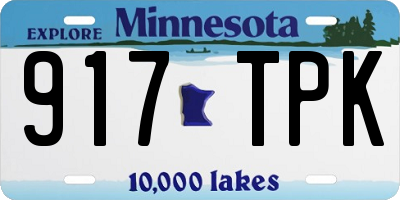 MN license plate 917TPK