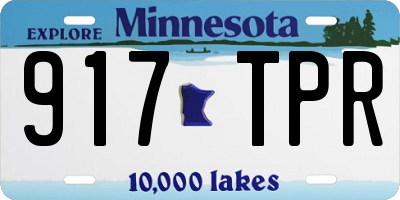 MN license plate 917TPR