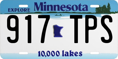 MN license plate 917TPS