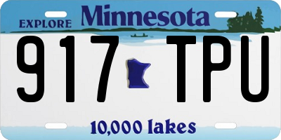 MN license plate 917TPU