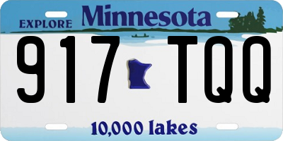 MN license plate 917TQQ