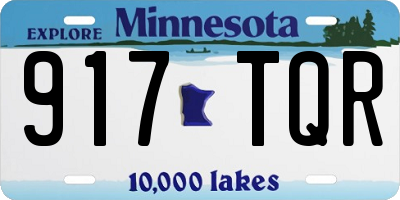 MN license plate 917TQR