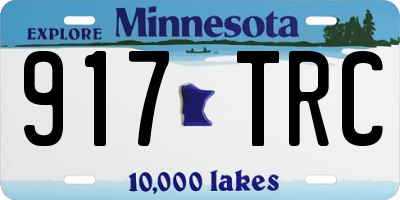MN license plate 917TRC