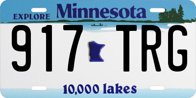 MN license plate 917TRG