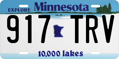 MN license plate 917TRV