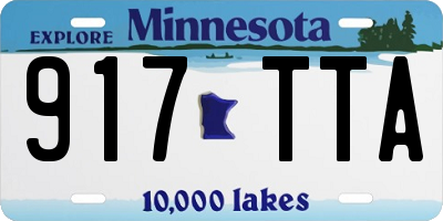 MN license plate 917TTA