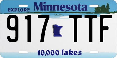 MN license plate 917TTF